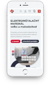 ClickEshop referencie - Mobilná verzia elektroinštalačný materiál od A po Z