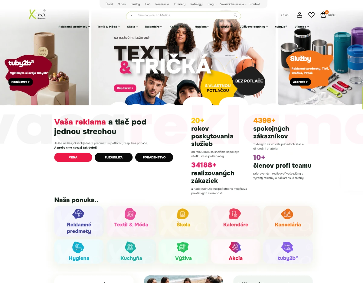 ClickEshop referencie - vasareklama - Reklamné predmety, kancelárske potreby a darčekové produkty pre firmy aj jednotlivcov.